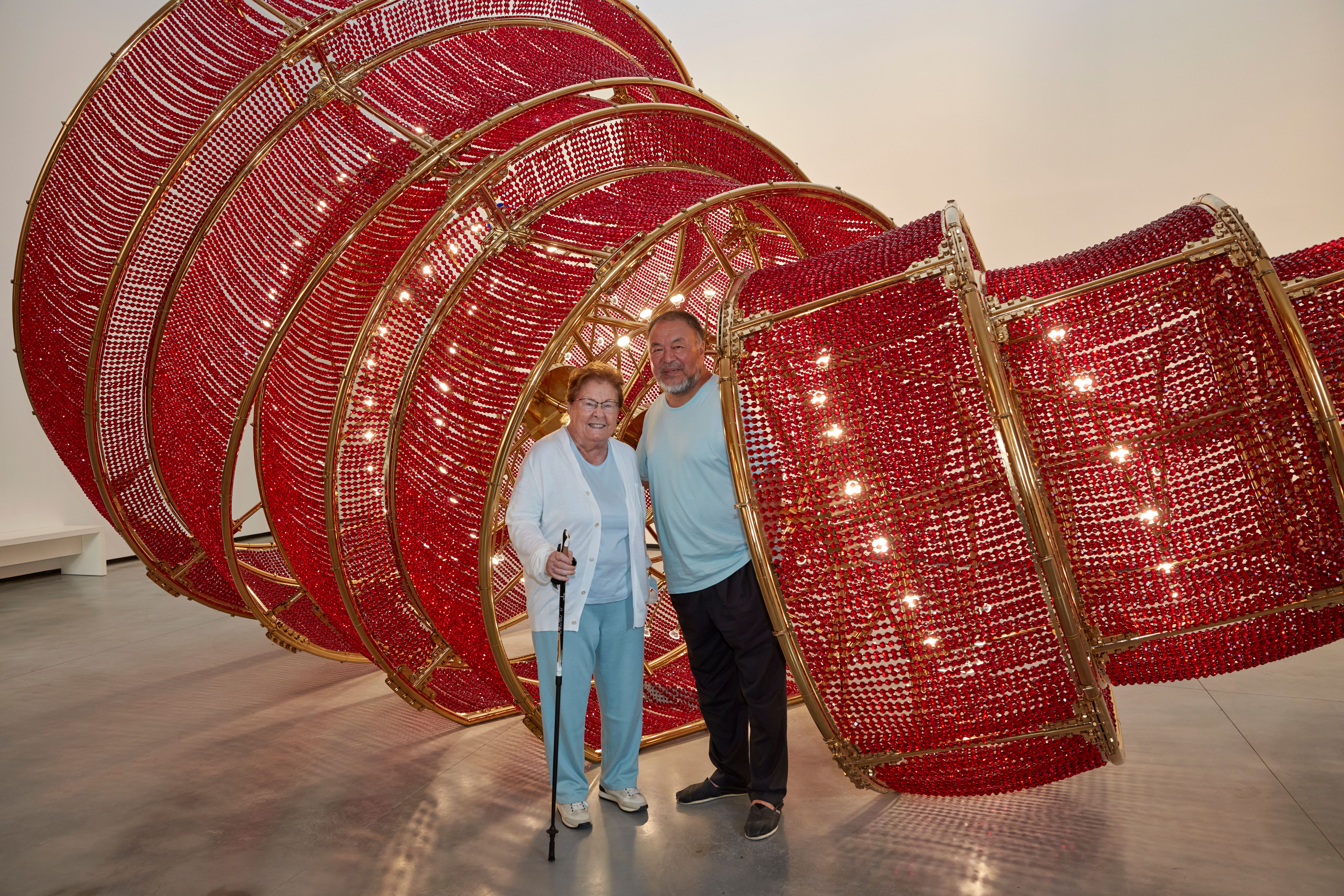 Helga de Alvear y Ai Weiwei en Caceres | Joaquin Cortés