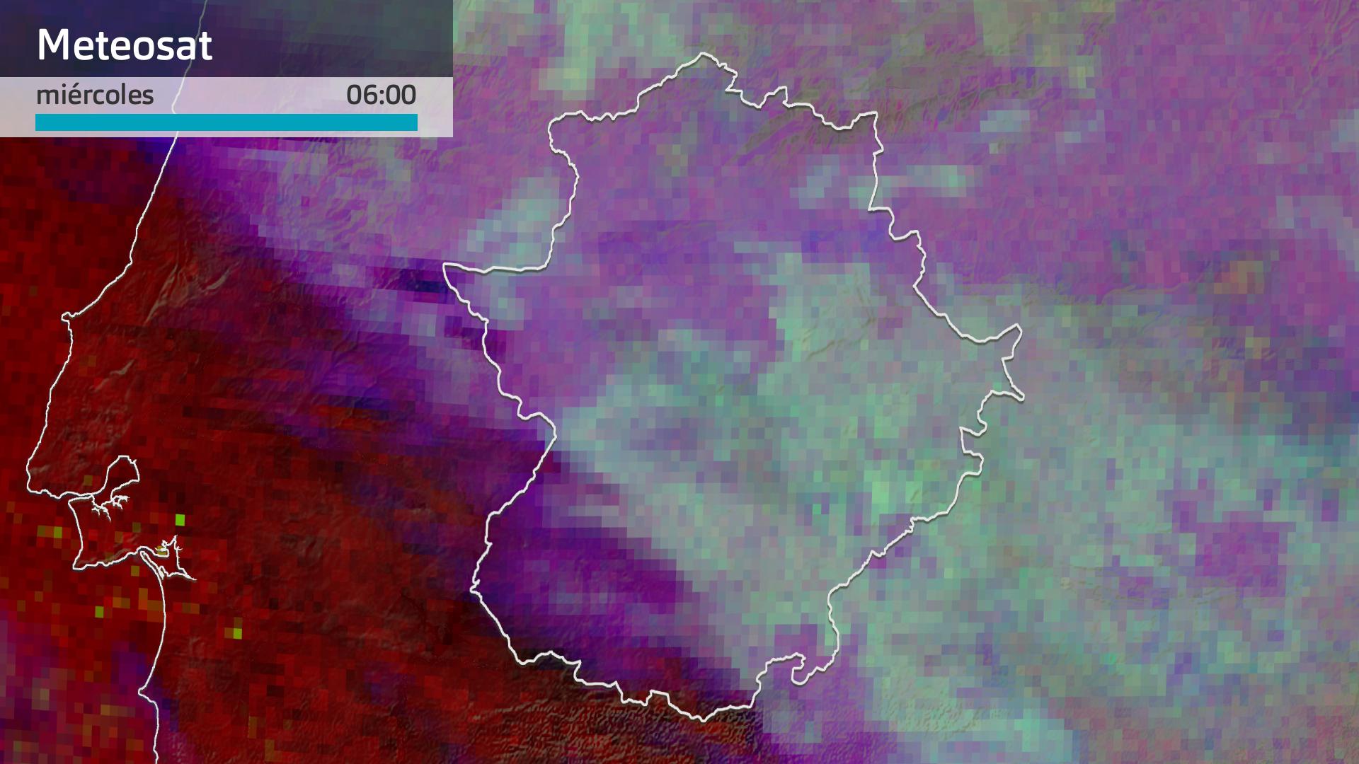 Imagen del Meteosat miércoles 12 de marzo 6 h.
