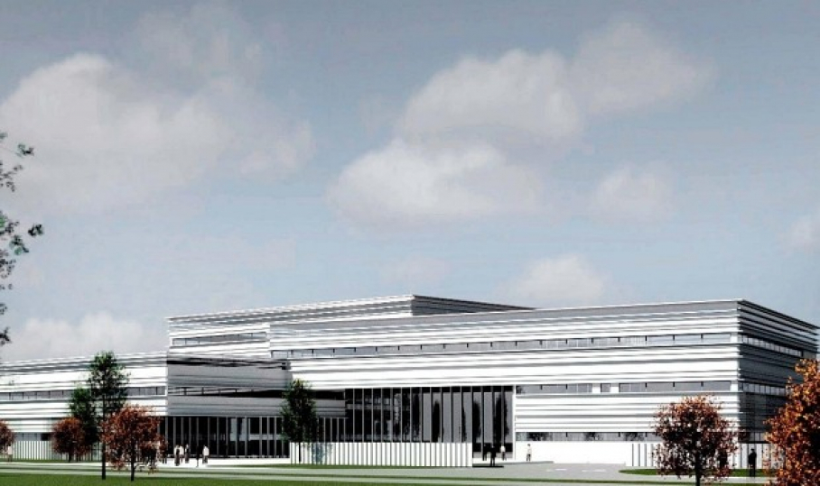 Recreación del futuro hospital de Quirónsalud Clideba en la avenida de Elvas