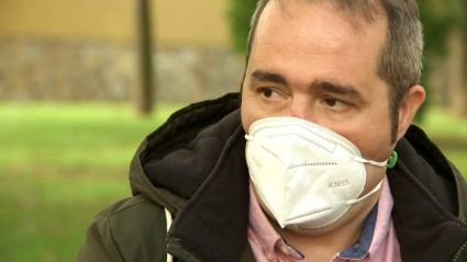 David Ruiz tiene 37 años y ha estado dos veces ingresado por covid-19 