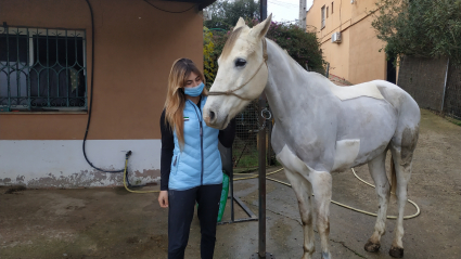 Esperanza Alonso, con Kalima