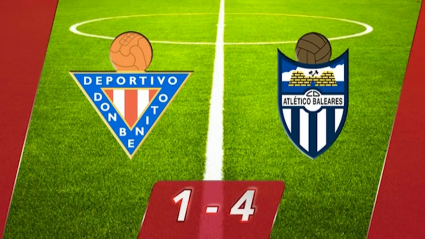 Don Benito 1-4 Atlético Baleares: contundente derrota en el Vicente Sanz