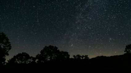 Imagen de la lluvia de perseidas el pasado verano