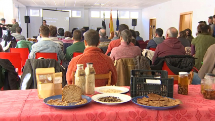 Productos elaborados con bellota presentados en las jornadas