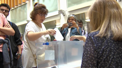 Simulacro de elecciones con personas con discapacidad