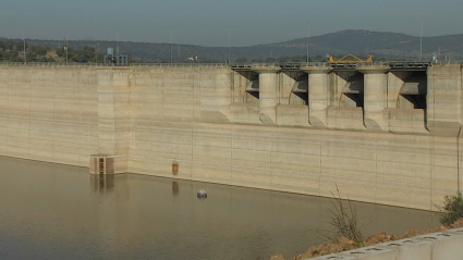 Imagen de la Presa de Alange