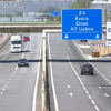 Acceso a Portugal por carretera a través de la frontera de Caya, en Badajoz.