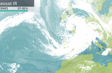 Imagen meteosat del viernes, 2 de octubre
