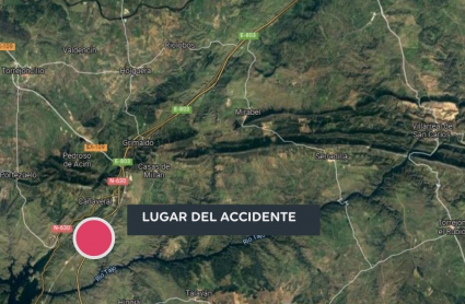 Mapa de la A-66 en Cañaveral