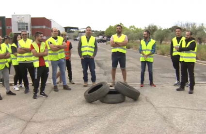 Agricultores paran en Montehermoso por el precio de la aceituna.